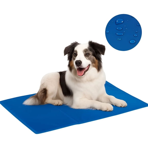 Manta Refrescante Para Perros 90x50 Cm Roro Talla L Colchón Perro Azul Oscuro
