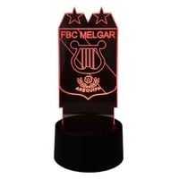 Lampara Ilusion 3D Fbc Melgar De 7 Colores, Base Touch