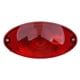 thumbnail image 1 of Lente Rojo De La Luz Trasera De La Motocicleta Para La Placa De La Placa De La Placa De La Corriente Del Freno Cromo, 1 of 3