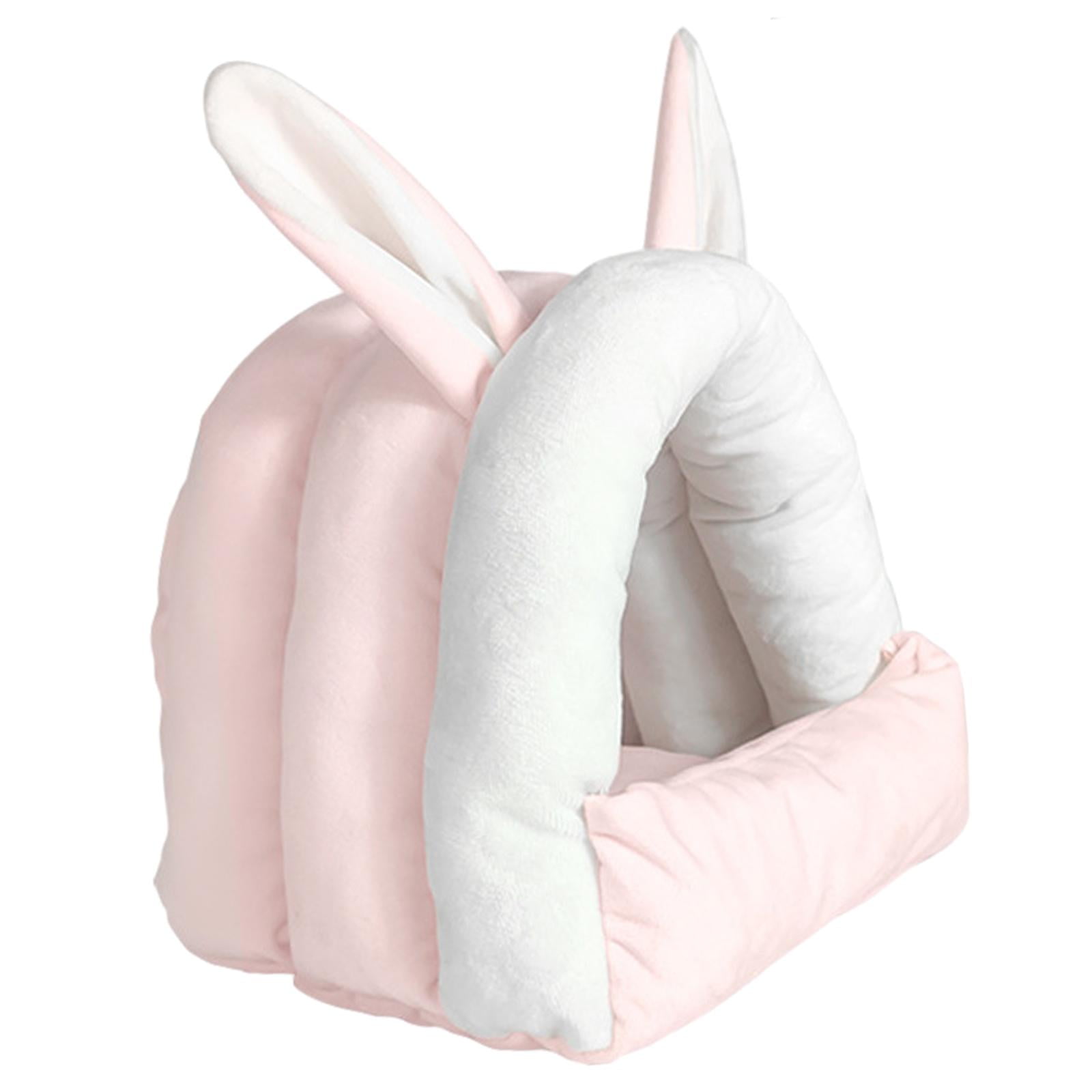 Magideal - Camas Cueva Para Conejillos De Indias, Cama Para Conejos, Nido Para Casa, Escondite Cómodo Y Cálido Para Animales Pequeños En Invierno, Cama Para Huró Rosa
