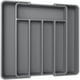 thumbnail image 1 of Organizador de cajones de cocina Aujen, utensilio expandible, color gris, 1 of 3