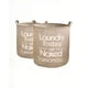 thumbnail image 1 of Pack 2 De Canastilloss De Ropa 45cmx50cm Color Gris, 1 of 4