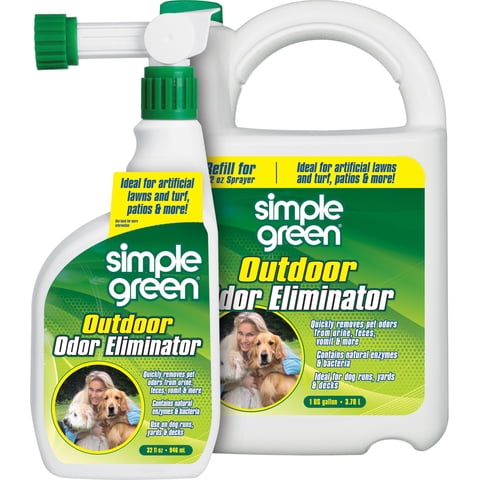 Eliminador De Olores Para Exteriores Simple Green Para Mascotas Y Perros 1.2L