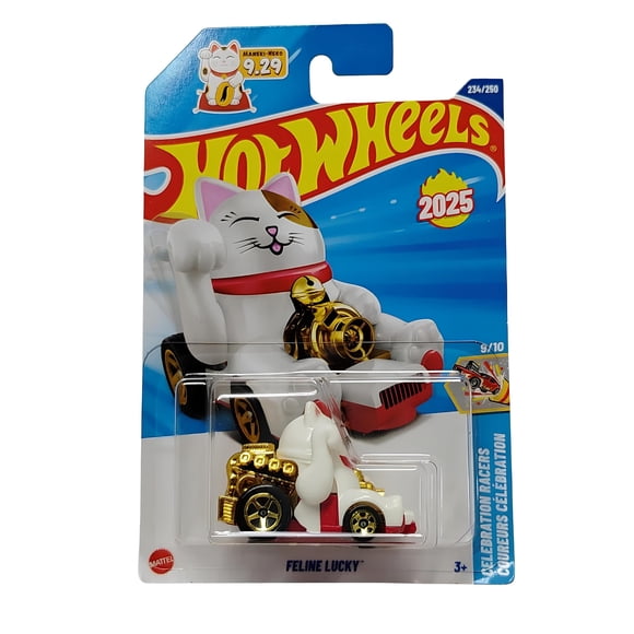 Coche de juguete Hot Wheels Gato de la Suerte HYW52 1:64