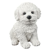 Magideal - Divertida Estatuilla De Perro, Estatua De Animal, Escultura Decorativa, Colección De Resina Para Decoración De Dormitorio De Escritorio En Hogar Blanco