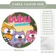 thumbnail image 2 of Bubu y los búhitos-theme Fitted Round Tablecloths Elastic Edged Table Covers Waterproof Table Cloth for Kitchen Holiday Party Tables Decor 150cm, 2 of 6