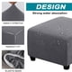 thumbnail image 4 of Funda otomana cuadrada grande, elástica, para reposapiés y taburete, protectores de muebles, 4 of 7