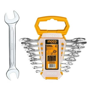 Set Llaves Punta/Punta Industrial 8 Piezas 6-22Mm Ingco Hkspa2088