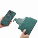 thumbnail image 4 of Funda Billetera Magnética para Honor 200 Lite Soporte Tarjetas Desmontable Verde, 4 of 6