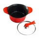 thumbnail image 2 of Cacerola 24cm De Aluminio Fundido Roja Bohlier Tapa De Vidrio, 2 of 3