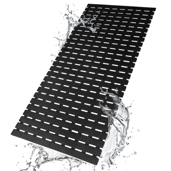 Tapete antideslizante para ducha BEMISO 95 x 40 cm con ventosas