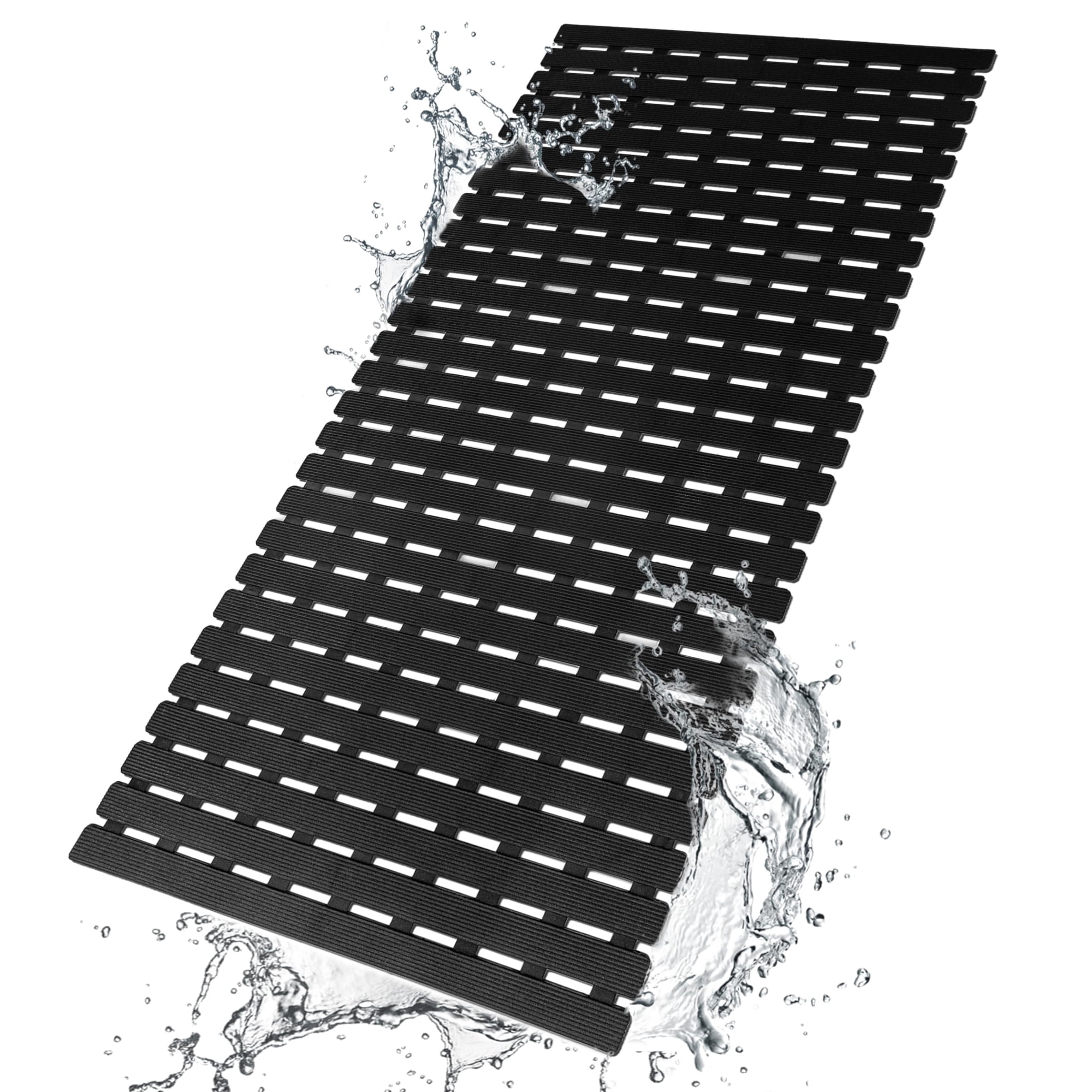 Tapete Antideslizante Para Ducha Bemiso 95 X 40 Cm Con Ventosas