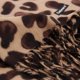 thumbnail image 2 of Bufanda Tipo Cashmere Estampado animal print leopardo Mujer con Flecos Invierno beige Talla Única, 2 of 3