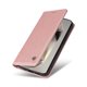 thumbnail image 3 of Funda Billetera de Cuero para Samsung Galaxy S25 Ultra con Tarjetero y Soporte - Tapa Magnética Rosa, 3 of 6