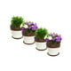 thumbnail image 2 of Set de 4 Maceta Greta 16cm Blanca y sus platos, 2 of 3