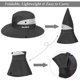thumbnail image 3 of Sombrero de Mujer INOGIH Plegable de Ala Ancha con Protección UV, 3 of 3