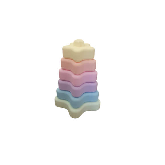 Torre de silicona apilable, libre de BPA