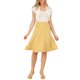 thumbnail image 2 of INSPIRE CHIC Cárdigan de Encaje para Mujer con Frente Abierto Elegante de Manga Corta Transparente Floral Bolero Corto de Encaje Top M Blanco, 2 of 8