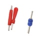 thumbnail image 3 of Herramienta De Reparación De Removedor De Núcleo De Vástago De Válvula De Neumático De Camión De Coche De Doble Cabezal De 3 Piezas - Azul, 3 of 3
