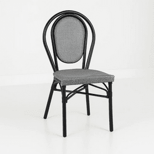 Klik Muebles - Silla Provence Parisina Rattan - Gris Claro