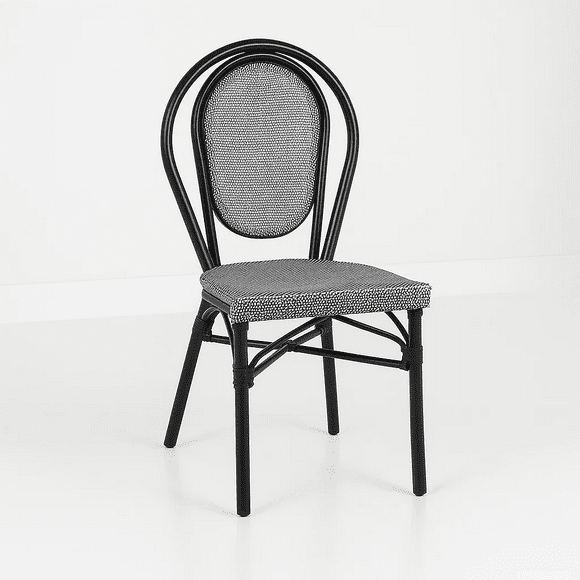 Silla Provence Parisina Rattan - Gris Claro