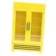thumbnail image 4 of Mini 1/12 Casa De Mu?ecas Refrigerador Congelador Muebles De Madera Para Ni?os Amarillo, 4 of 5