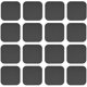 thumbnail image 1 of Juego de 16 pegatinas metálicas para teléfonos SALEX de repuesto para imanes, 1 of 9