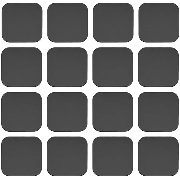 Juego de 16 pegatinas metálicas para teléfonos SALEX de repuesto para imanes