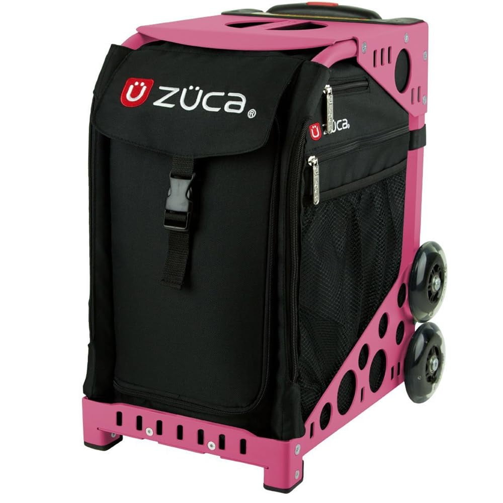 Inserto Para Bolsa Zuca Sport Stealth Negro Con Marco Rosa