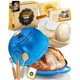 thumbnail image 1 of Cazuela de hierro fundido CRUSTLOVE 5 QT Set de horneado de pan, 1 of 7