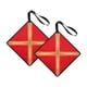 thumbnail image 2 of 2 Banderas de Seguridad para Camiones, 12,60 Pulgadas, Reflectantes, Portátiles, para Kayak, Bandera de Advertencia para Carga, Vehículo, Remolque, Bi, 2 of 5