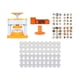 thumbnail image 5 of DIY Pin Badge Button Maker Máquina Para Hacer Botones Para Llavero De Espejo De Cumplea?os Con 48 Juegos, 5 of 5