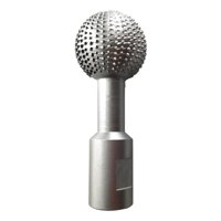 Magideal - Fresa Giratoria Esférica, Accesorio Para Carpintería, Fresa Giratoria De Metal Para Marcar Madera, Pulido, Grabado, Accesorio Para Amoladoras Angulare 10 Mm