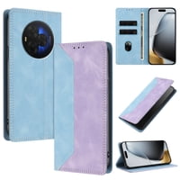 Funda Foxdock Para Tcl 60 Nxtpaper Ultra De Cuero Premium Bicolor Con Ranuras Rfid, Carcasa Tipo Billetera Antigolpes Y Soporte Plegable