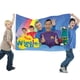 thumbnail image 2 of The Wiggles Bandera impresa con temática, regalo perfecto para fanáticos, amigos y familiares, y adecuada para actividades al aire libre e interiores, decoraciones de fiesta. 120*180CM, 2 of 6