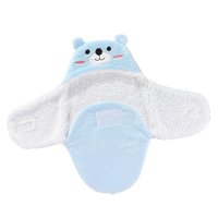 Bothyi - Manta Envolvente Para Bebé Recién Nacido, Bonito Regalo Para Niño, Manta Envolvente Elegante Para Recién Nacido, Azul, 62Cm