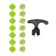 thumbnail image 1 of 14x Clavos Para Zapatos De Golf Rosca De Metal Fácil De Instalar Con Llave Para Picos De Zapatos De Golf, 1 of 5
