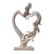 thumbnail image 3 of Figura De Pareja Besándose Estilo Nórdico Para Gabinete De Entrada Decoración Del Hogar De Boda Marrón Claro, 3 of 3