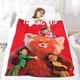 thumbnail image 5 of Red: Crecer es una Bestia anti-pilling, suave, ligera, esponjosa y acogedora de lujo para hogar y cocina – Perfecta para niños y adultos,180X120cm, 5 of 6