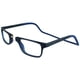 thumbnail image 1 of Gafas de lectura Clic Nashi, plegables, azul oscuro, aumento 3.5, 1 of 7