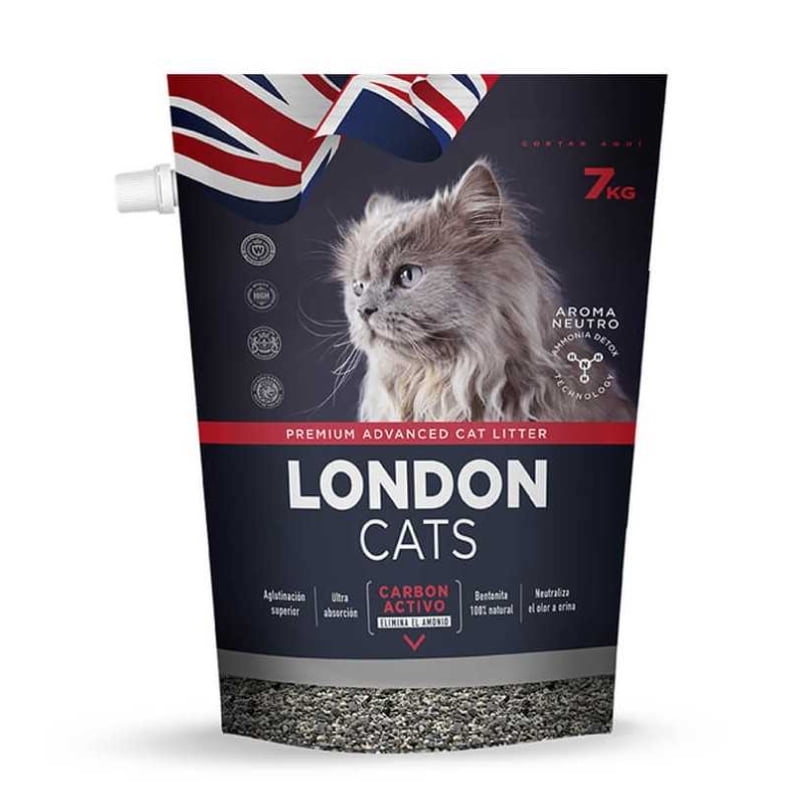 Londo Cats - London Cats Arena Aglutinante Con Carbon Activado 7kg