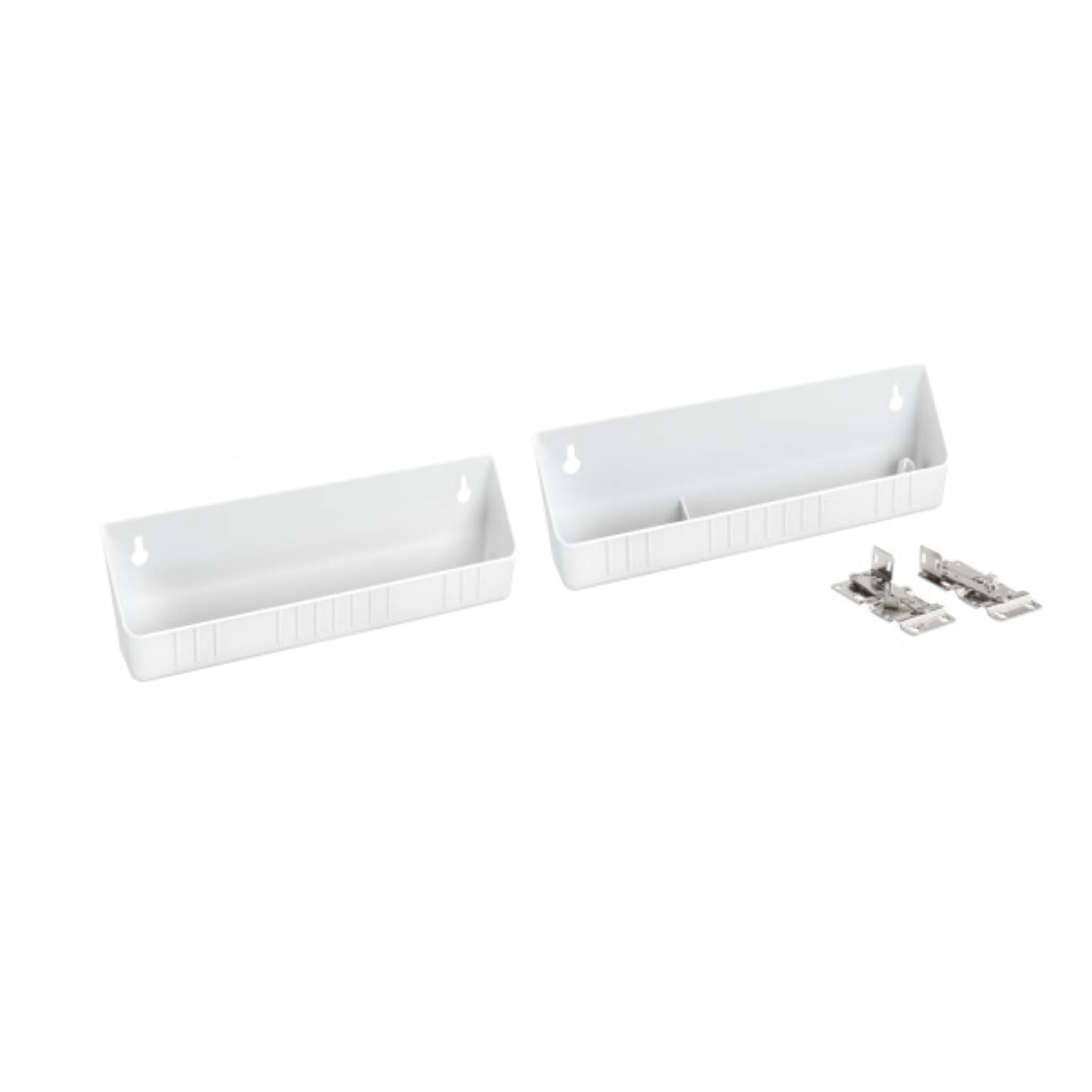Bandejas Para Fregaderos Rev-a-shelf 6572-11-11-52, 11 Pulgadas, 2 Unidades, Color Blanco