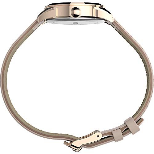 Timex Tw2t66500 Briarwood 28mm Rosa/oro Rosa Reloj Con Correa De Piel Genuina Para Mujer