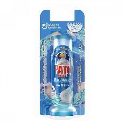 Limpiador Baño Adehsivo Marina Pastillas Recarga 36 Ml Pato Purific