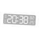 thumbnail image 5 of Reloj De Pared Digital Reloj De Escritorio Multiusos Para Sala De Estar, Sala De Estudio, Hogar, Concha Blanca, 5 of 5