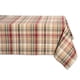 thumbnail image 1 of Mantel DII Give Thanks Plaid Fall 100% algodón 52x52, 1 of 6