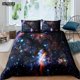 thumbnail image 1 of Cosmic Milky Way Print Polyester Bedding Sets Child Kids Covers Boys Bed Linen Set For Teens Bedding Set, 1 of 5