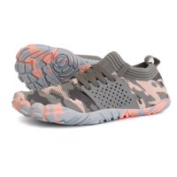 Zapatillas De Trail Running Joomra Para Mujer, Talla 36, Gris Y Rosa