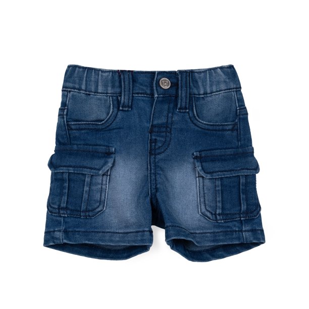 Bermuda Bebé Niño Cargo Denim Pillin