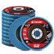 thumbnail image 1 of EZARC Discos de láminas de zirconia, grano 40, 4 1/2 x 7/8 pulgadas, tipo 29, 1 of 3